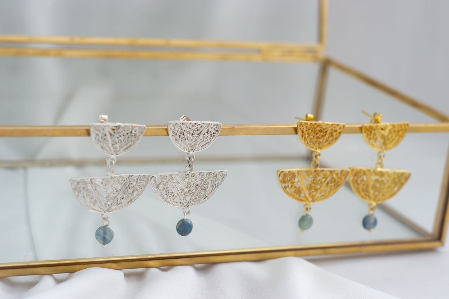ARETES CLEOPATRA CON SODALITA