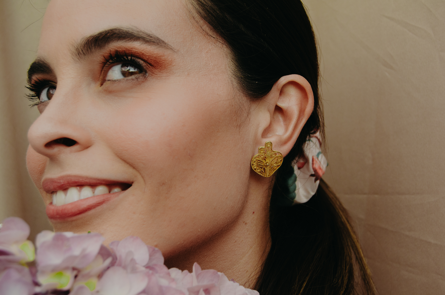 ARETES CORAZÓN YUCATECO