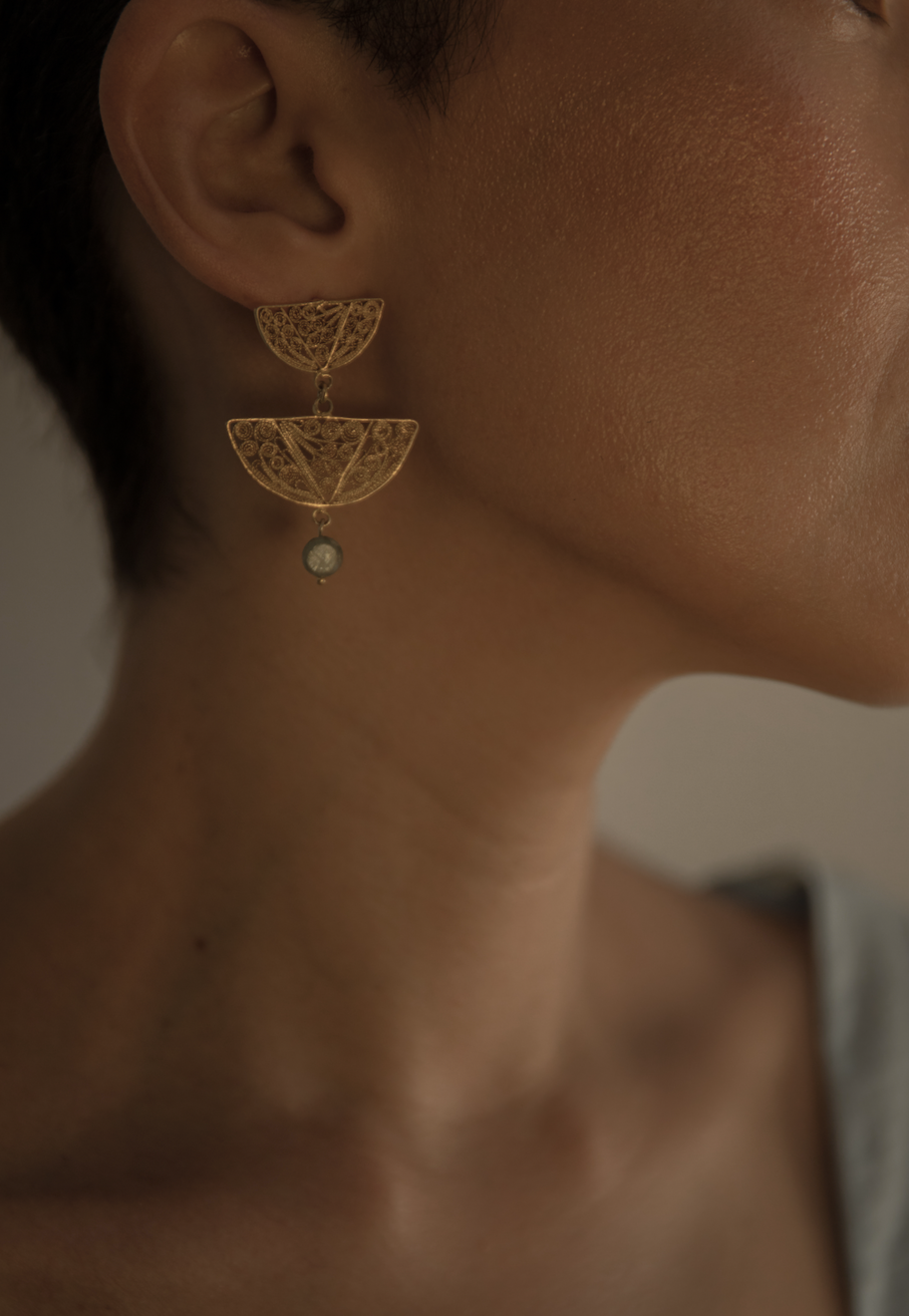 ARETES CLEOPATRA CON SODALITA