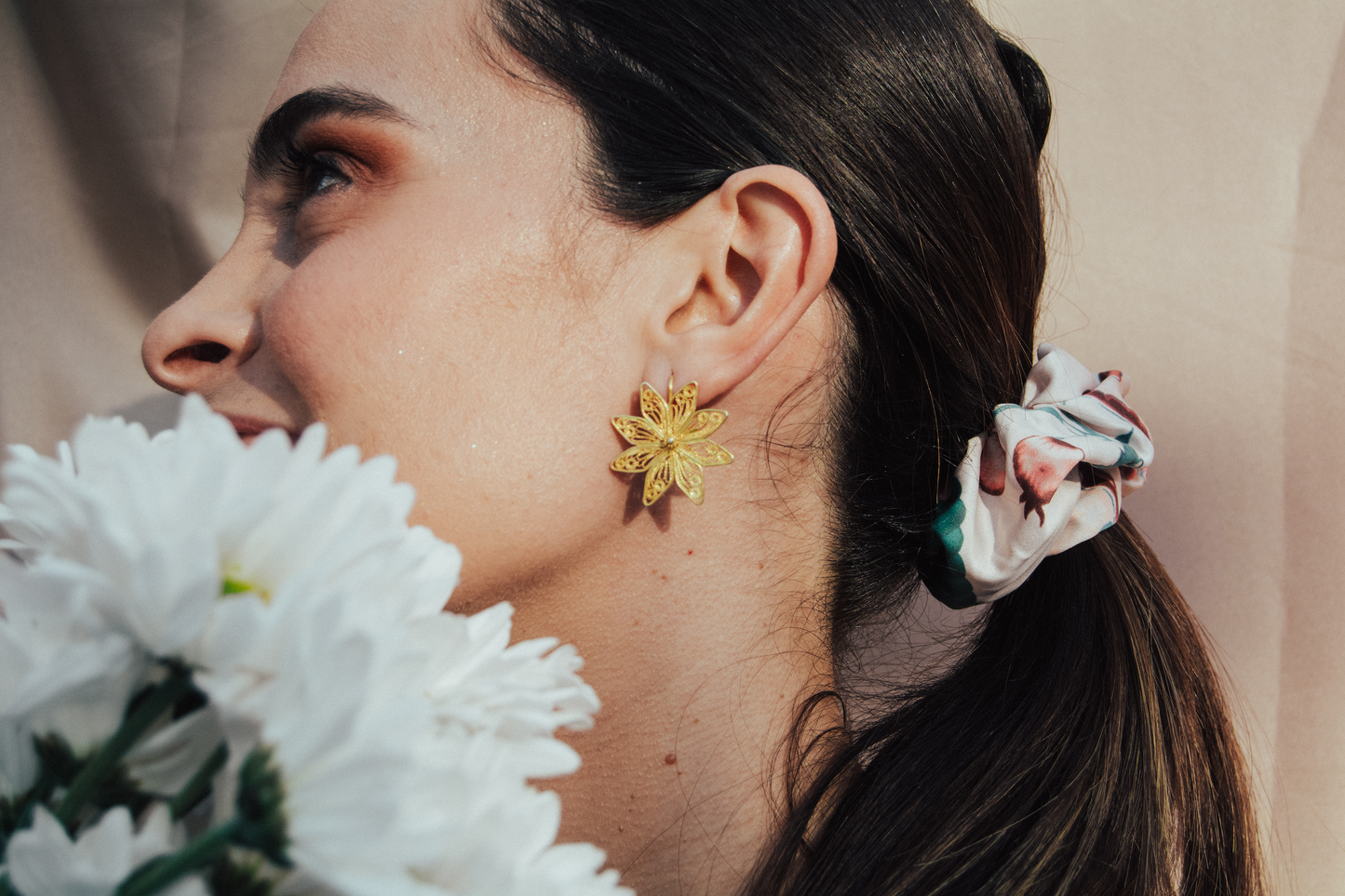 ARETES NOCHEBUENA