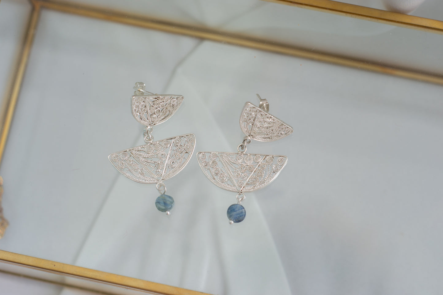 ARETES CLEOPATRA CON SODALITA