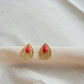 ARETES GOTA CON CORAL