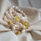PULSERA CON PERLAS DE RÍO