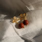 ARETES TRÉBOL CON VENTURINA