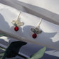 ARETES ABANICO CON CORALINA