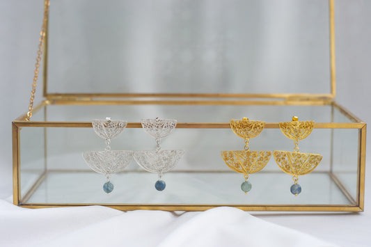 ARETES CLEOPATRA CON SODALITA