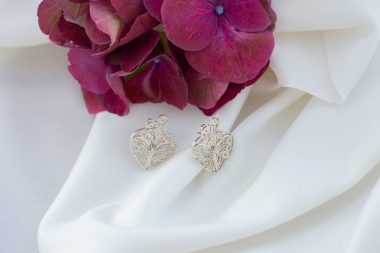 ARETES CORAZÓN YUCATECO
