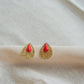 ARETES GOTA CON CORAL