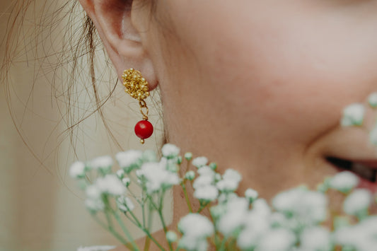 ARETES MIRZA CON CORALINA
