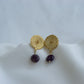 ARETES SOL CON AMATISTA